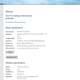 Use the About screen to check your system specs.